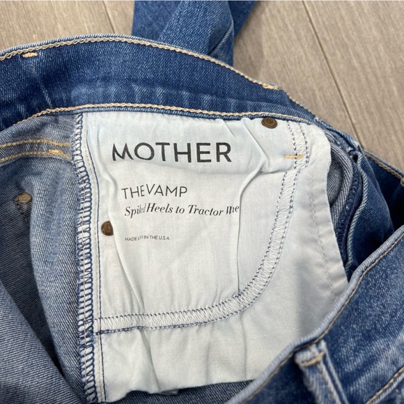 Mother The Vamp Spiked Heels To Tractor Wheels Jeans 26 Skinny Ankle Revolve - Picture 13 of 16